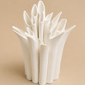 The Coral Flora Ceramic Vase / Sculptural Avant-Garde Centerpiece