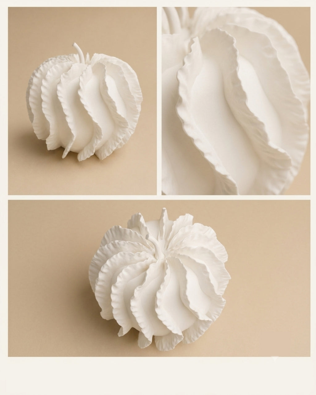 The Ruffled Blossom Ceramic Artifact