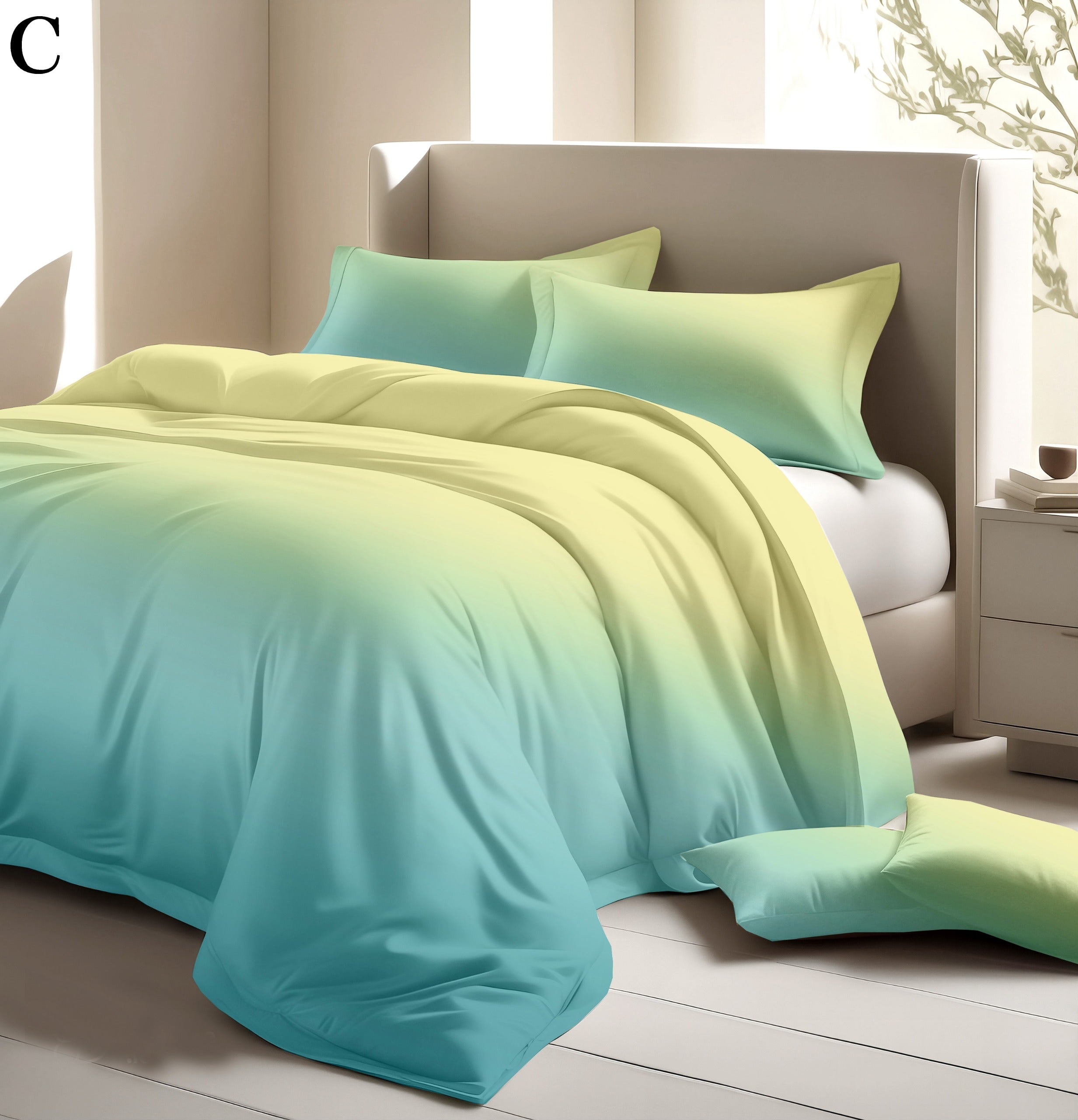 Premium Ombré Gradient Comforter Set