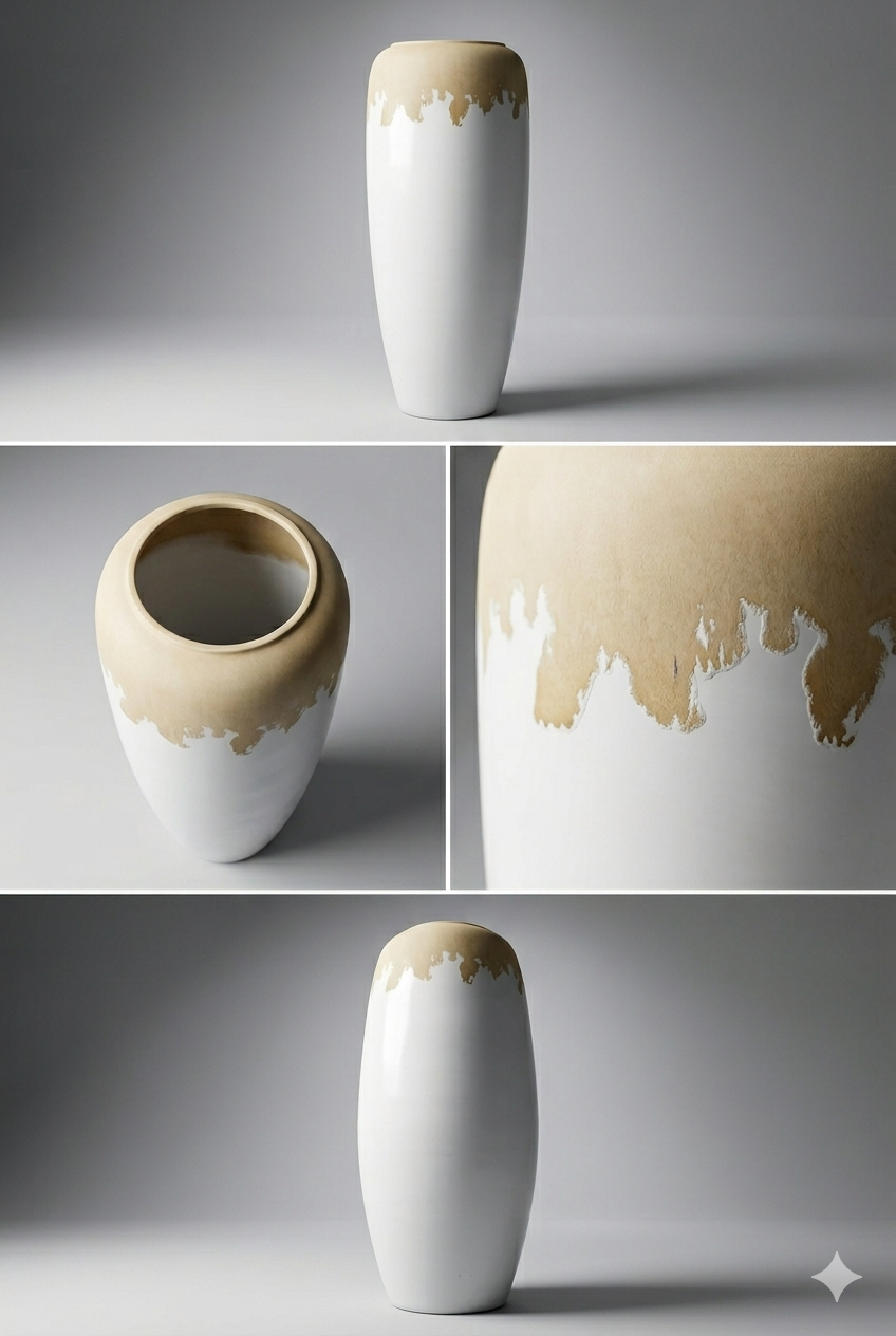 The Artisan’s Drip Floor Vase