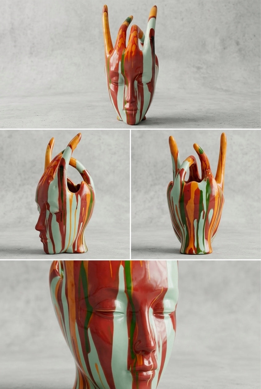 Avant-Garde Face Showpiece