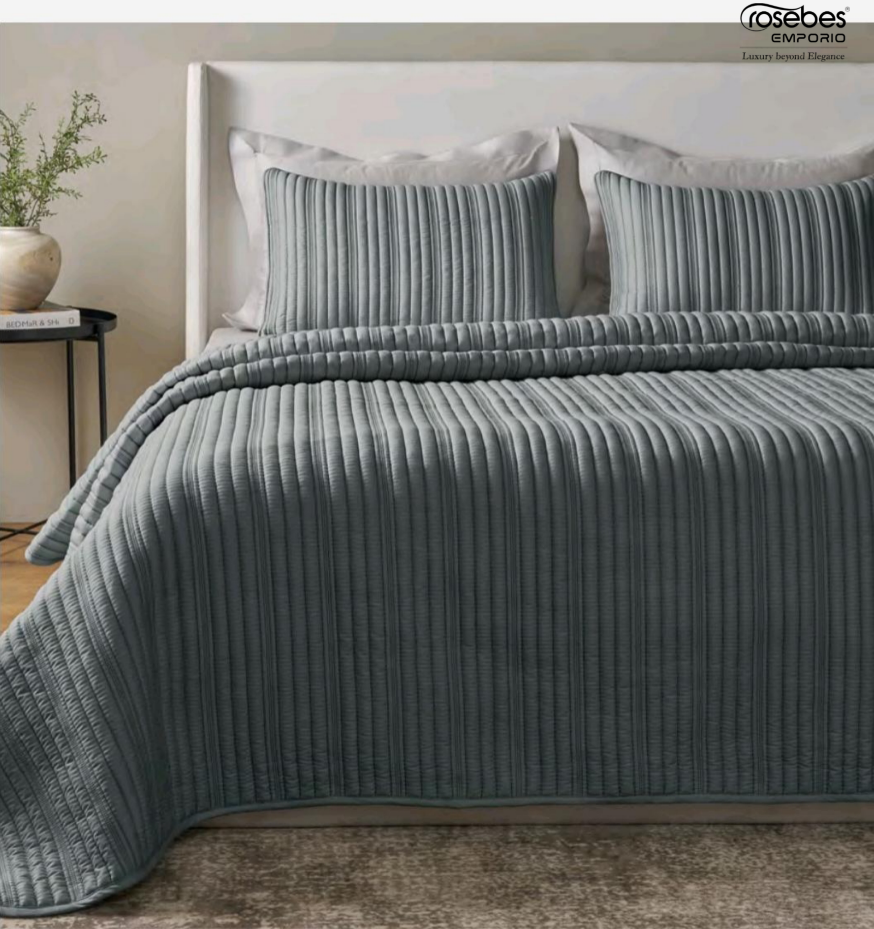 Quilted Channel Stitch Bedspread Set 3
