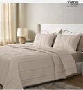 Quilted Cotton Bedding Set with Pillow Covers 1