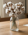 Natural Cotton Stem Decorative Vase Arrangement 1