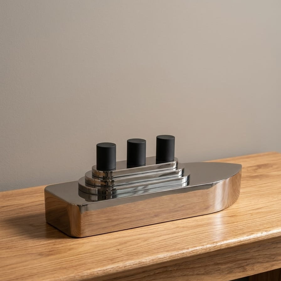 The Voyager Minimalist Cruise Ship Showpiece